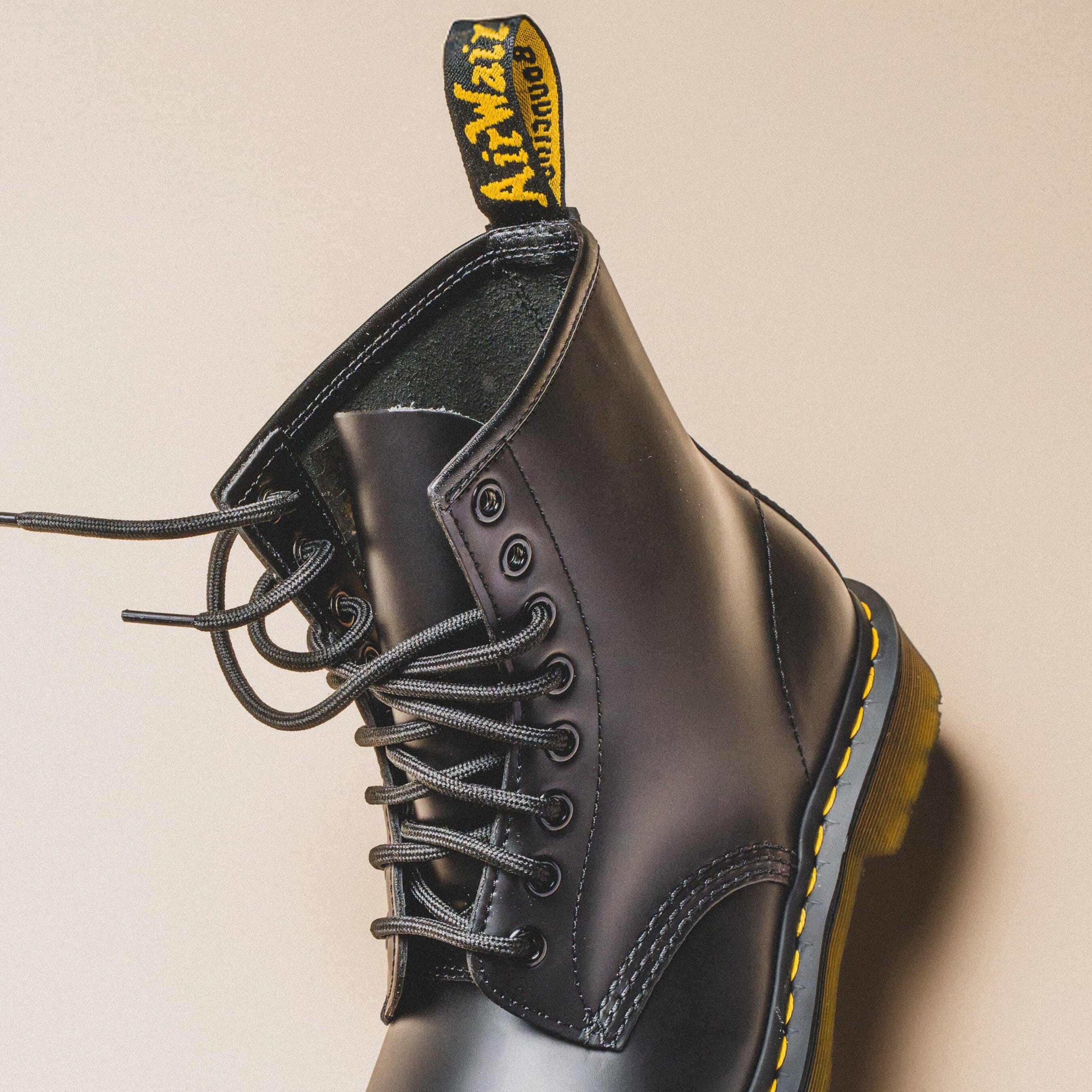 Dr. Martens | 1460 Smooth Leather Lace Up Boot "Black" - Image 2