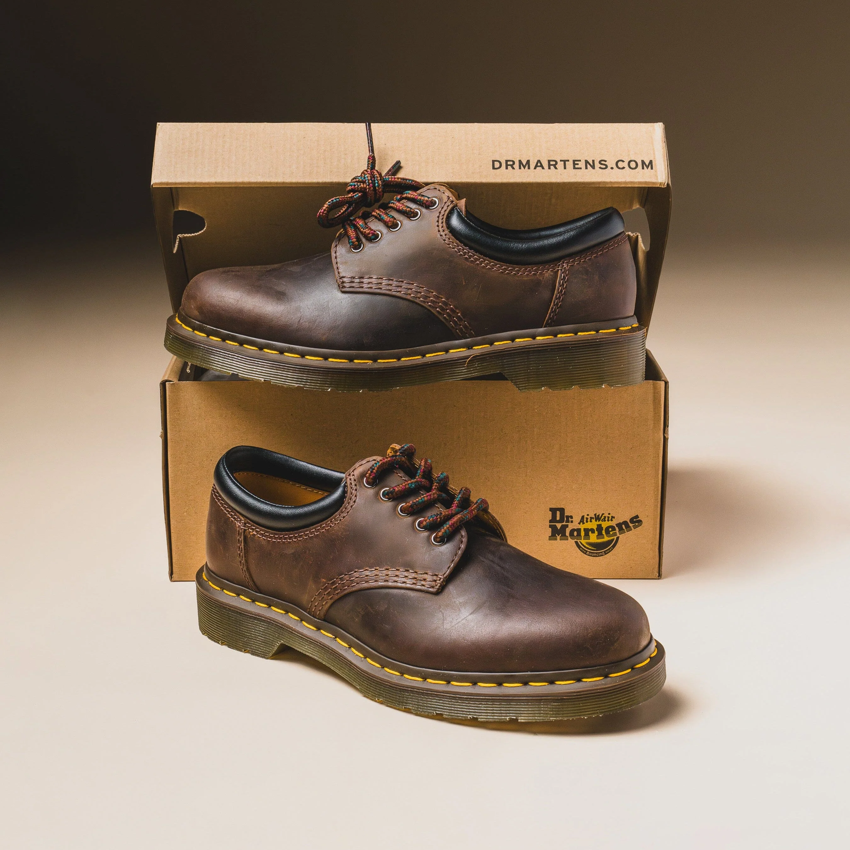 Dr. Martens | Crazy Horse Leather Casual Shoe "Dark Brown" - Image 2