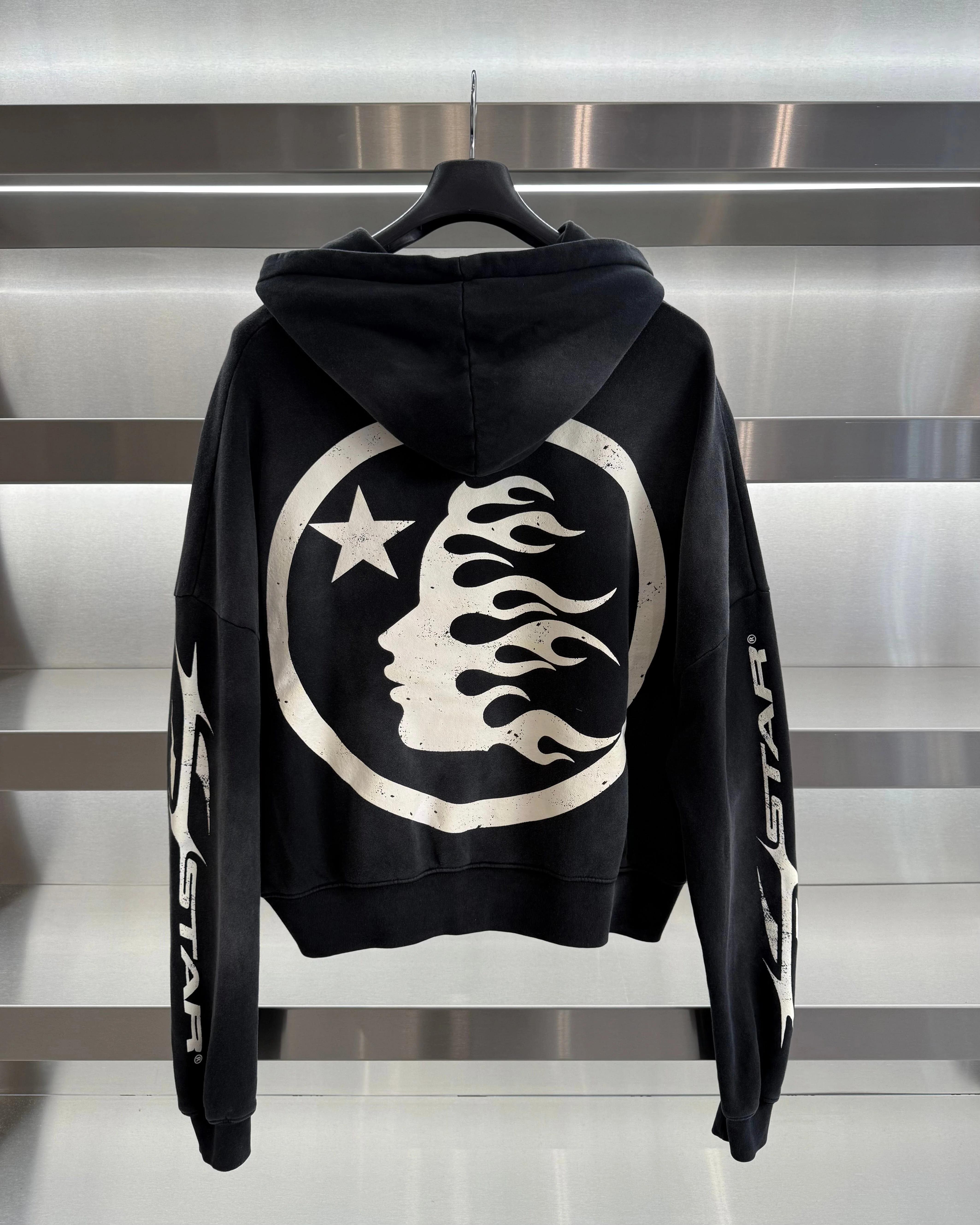 Hellstar | HStar Hoodie  "Vintage Black" - Image 2