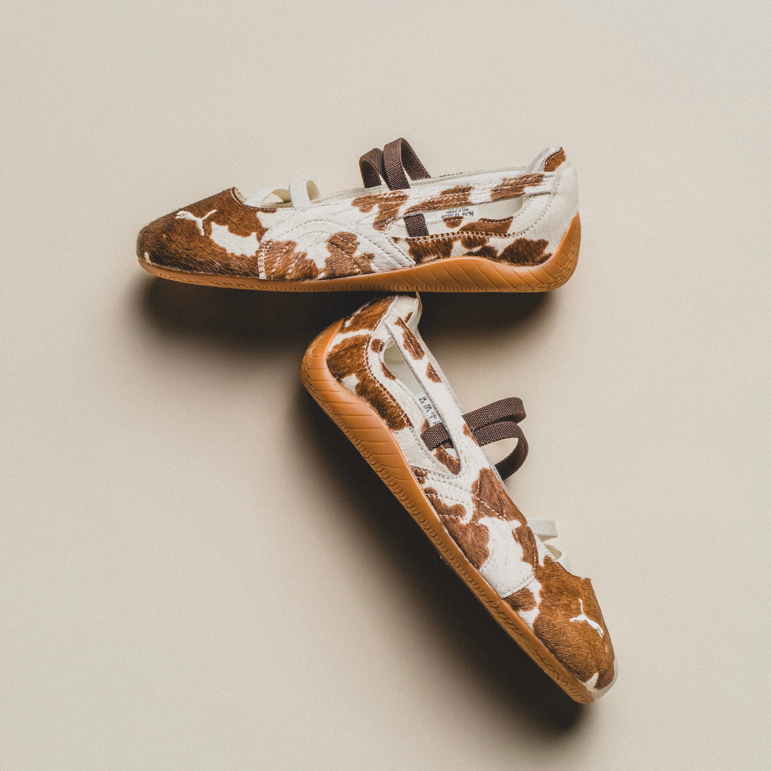LADIES PUMA | SPEEDCAT BALLET "CHOCOLATE BROWN-WARM WHITE" - Image 3