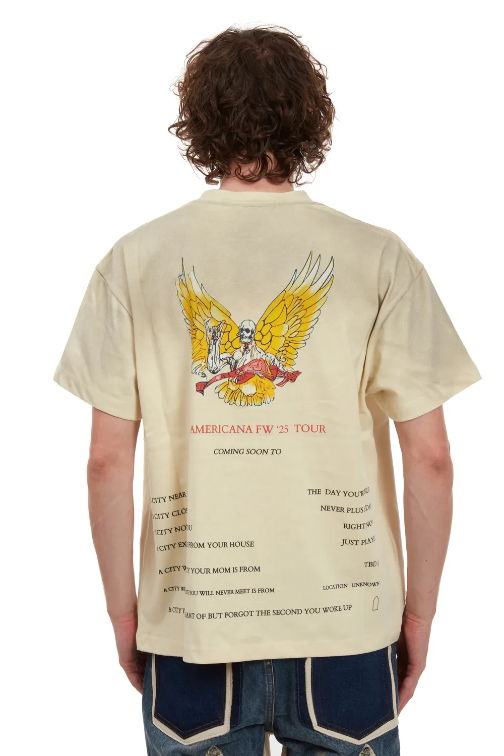 MENS Who Decides War | Ribbon Tour Jersey "Ivory" - Image 3