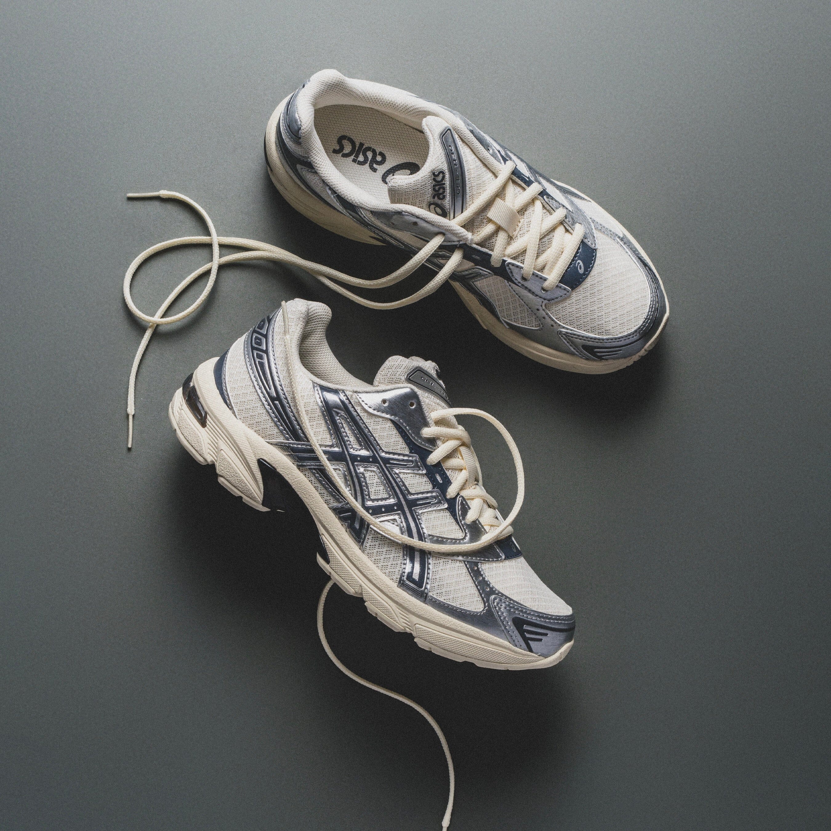 MENS ASICS | Gel-1130 (CREAM/ GREY) - Image 2