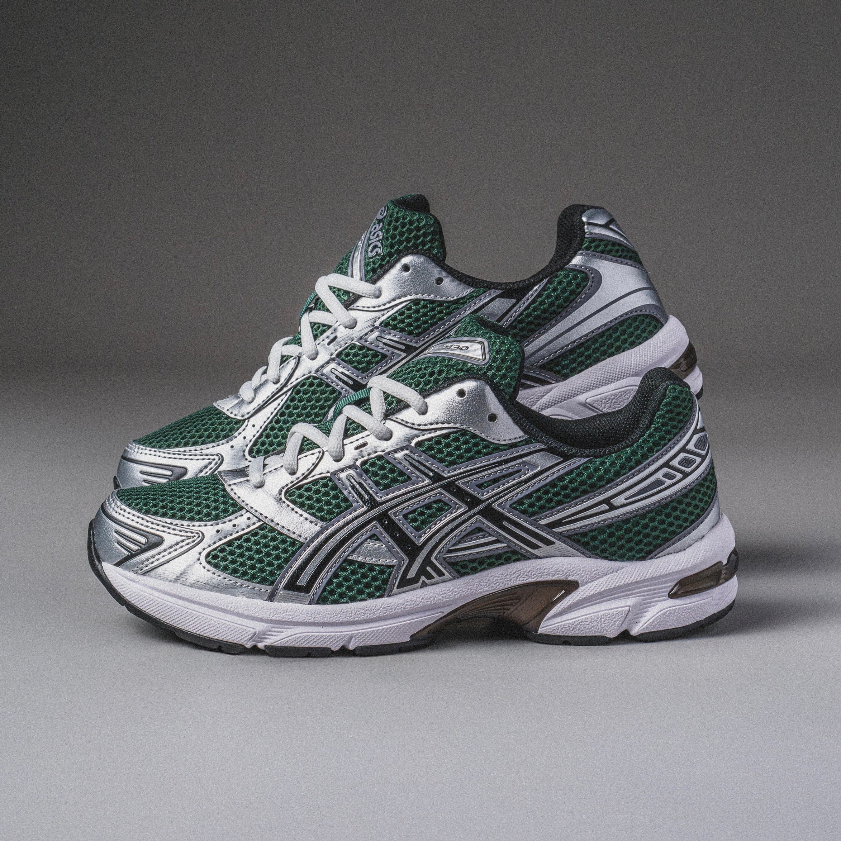 MENS ASICS | Gel-1130 (EverGreen/Silver/Black) - Image 3