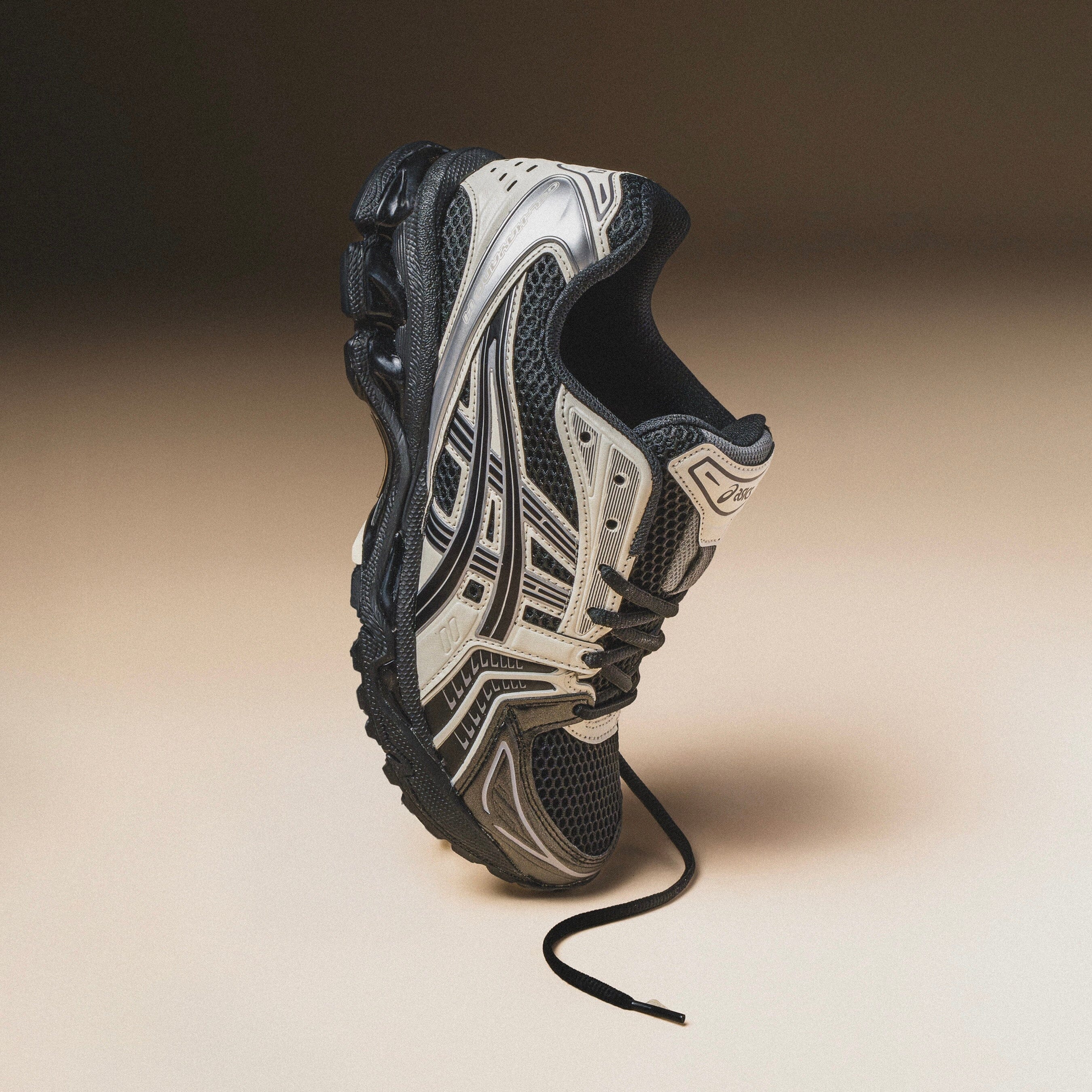 MEN'S ASICS | Gel-Kayano 14 (Black/Cream) - Image 2