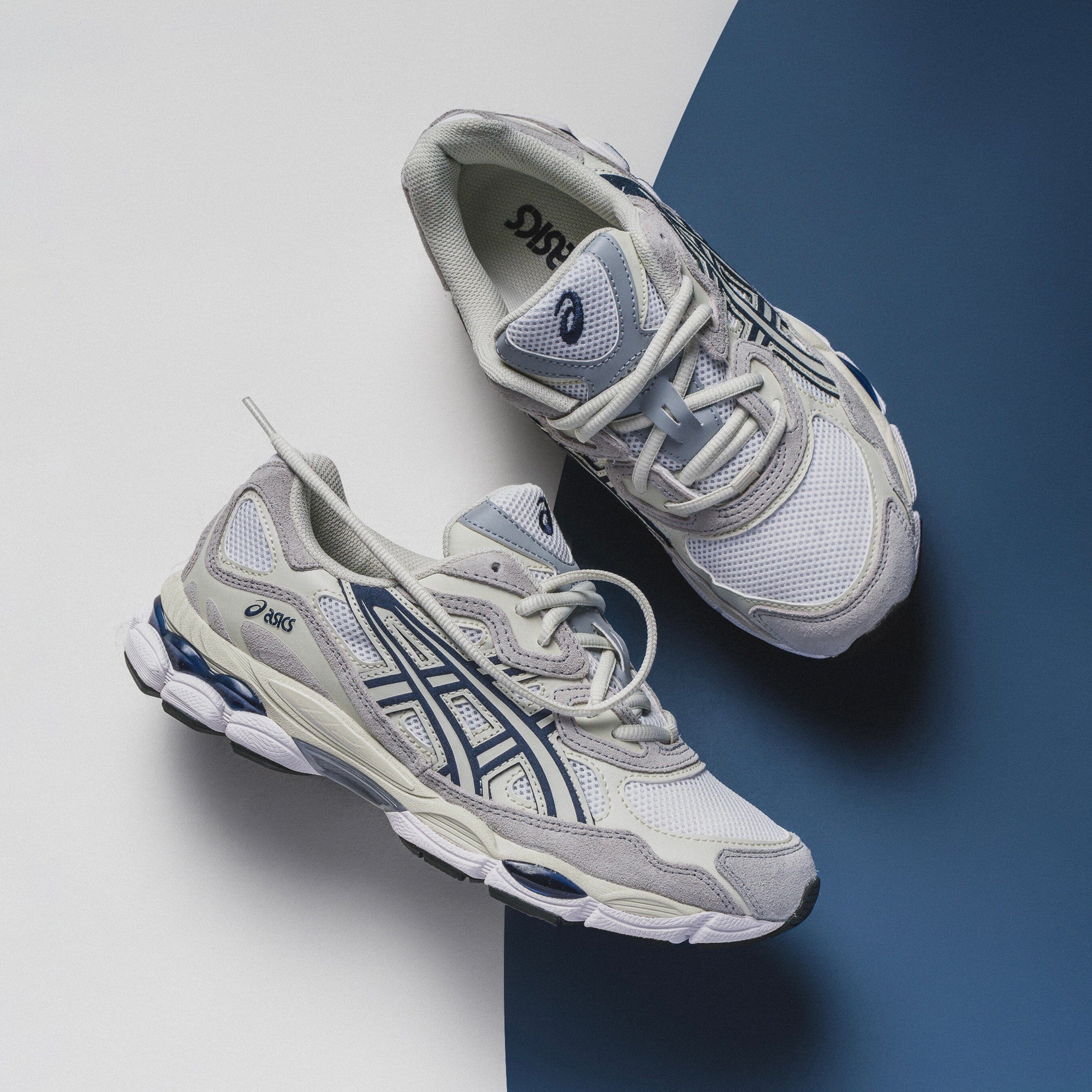MENS ASICS | Gel- NYC (White/Midnight) - Image 4