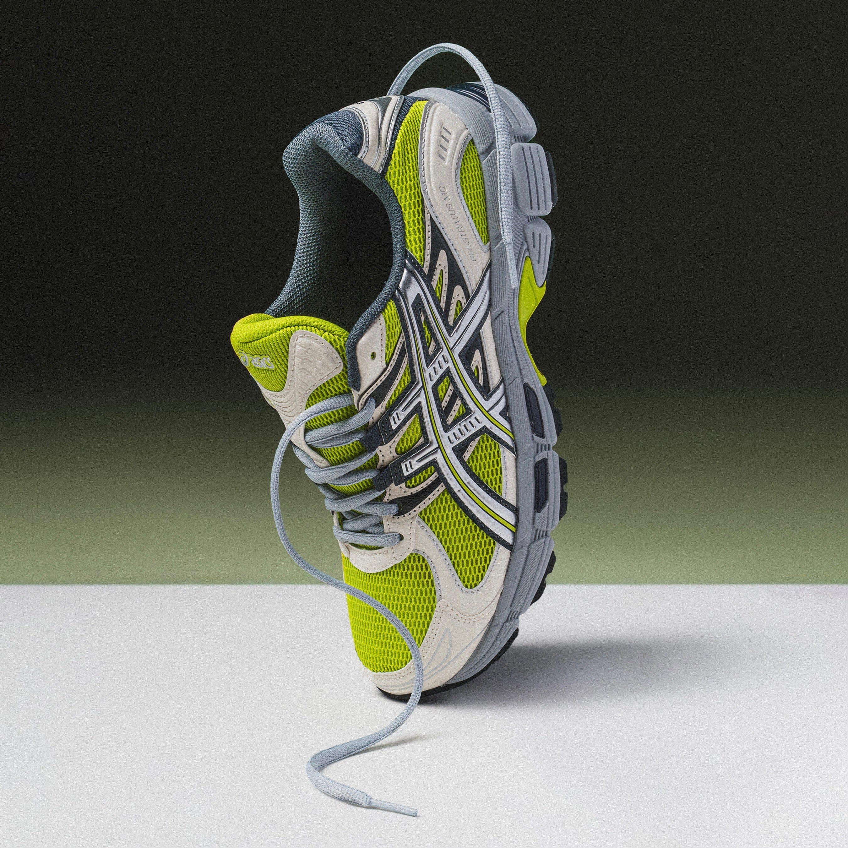 MENS ASICS | Gel-Stratus MC (LIME ZEST/SILVER) - Image 4