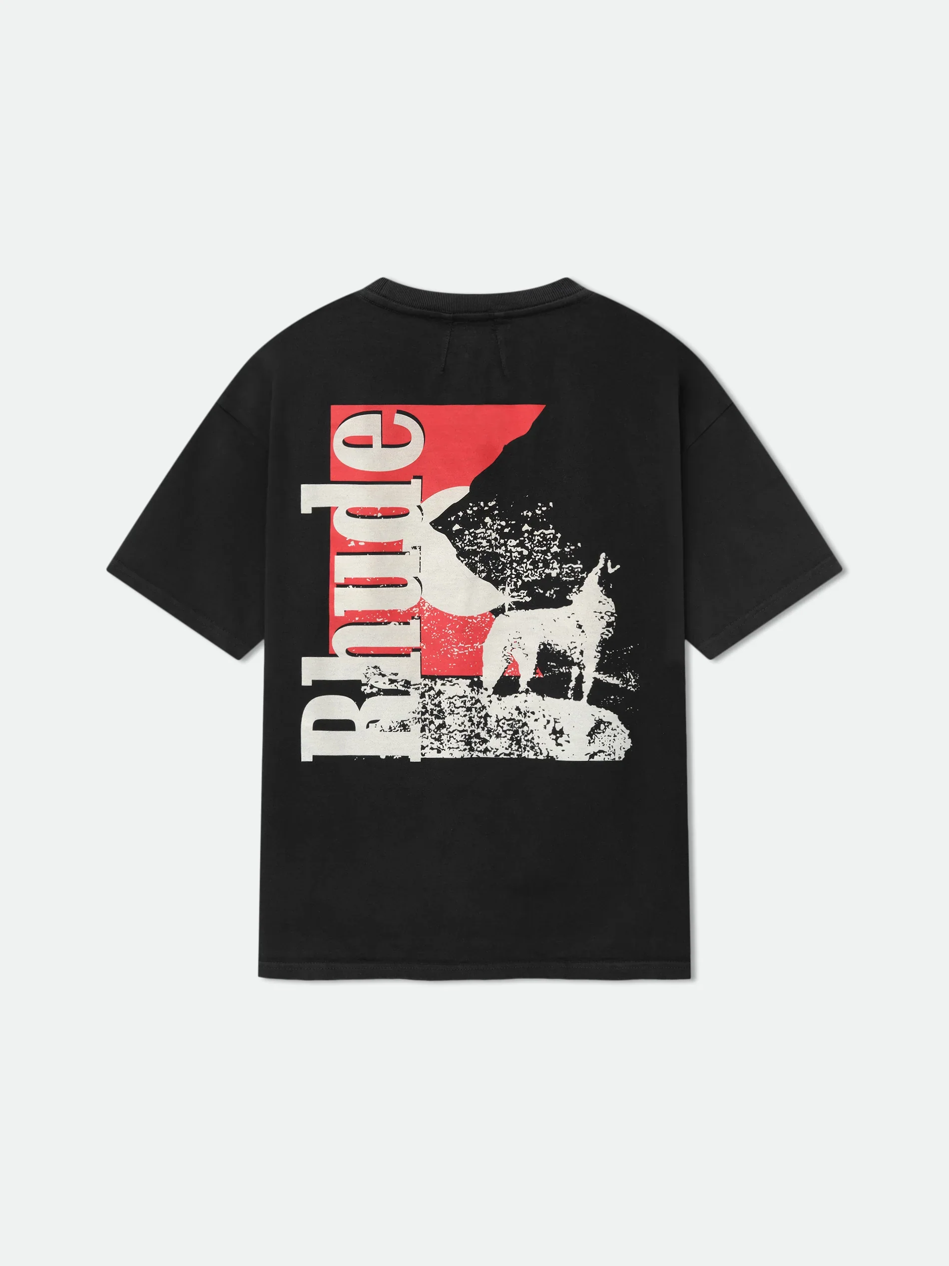 MENS Rhude | Moonlight Wolf Pocket Tee "Vintage Black" - Image 3