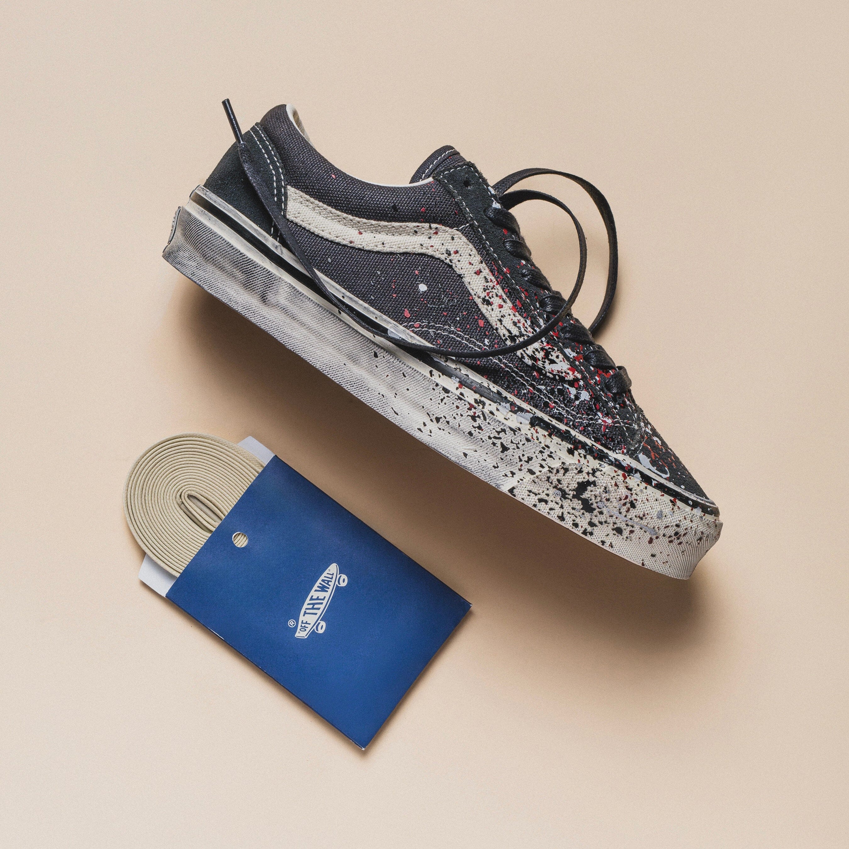 MENS VANS | LX OLD SKOOL PAINT SPLATTER (Charcoal) - Image 4