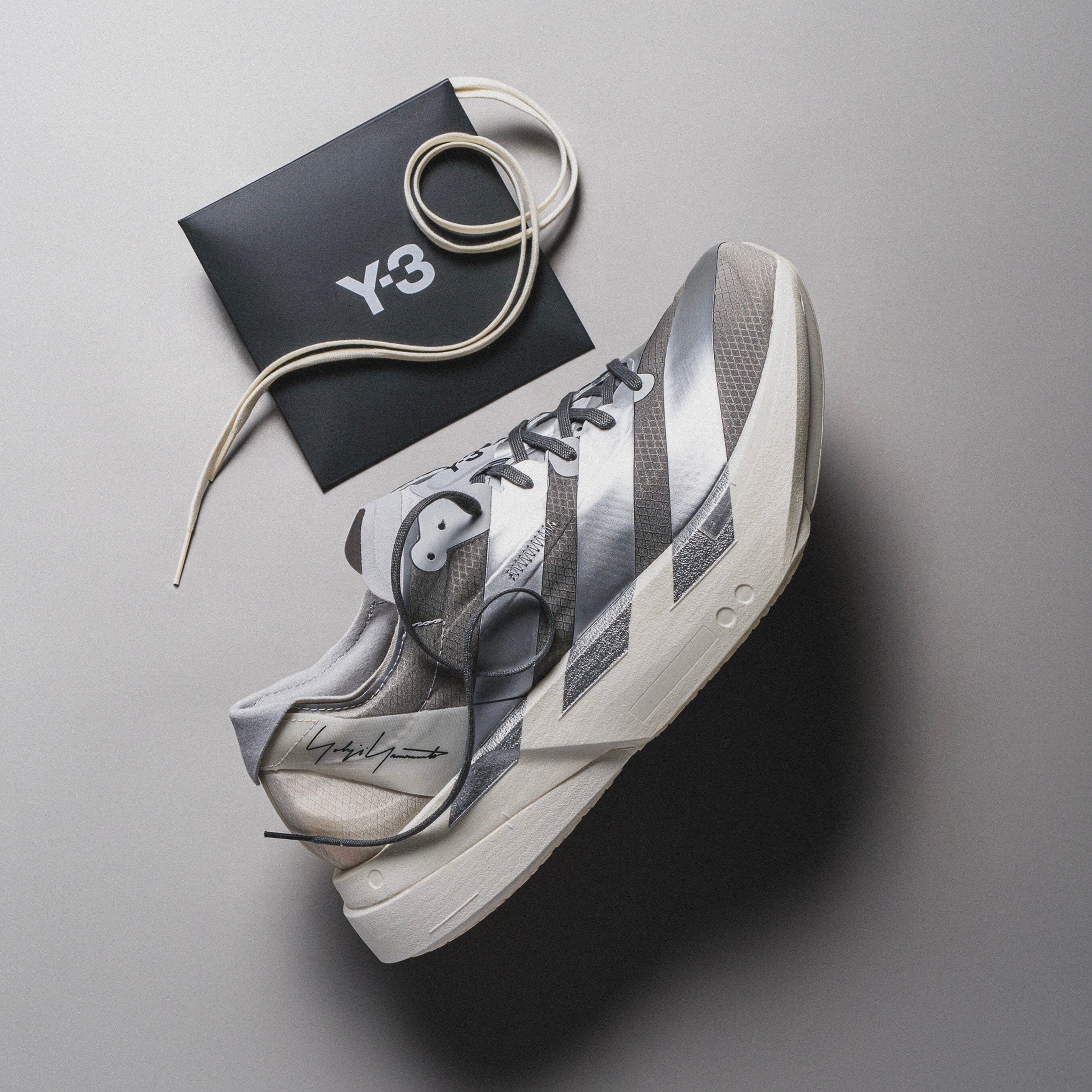 MENS Y-3 |ADIOS PRO 4 (SILVER) - Image 2