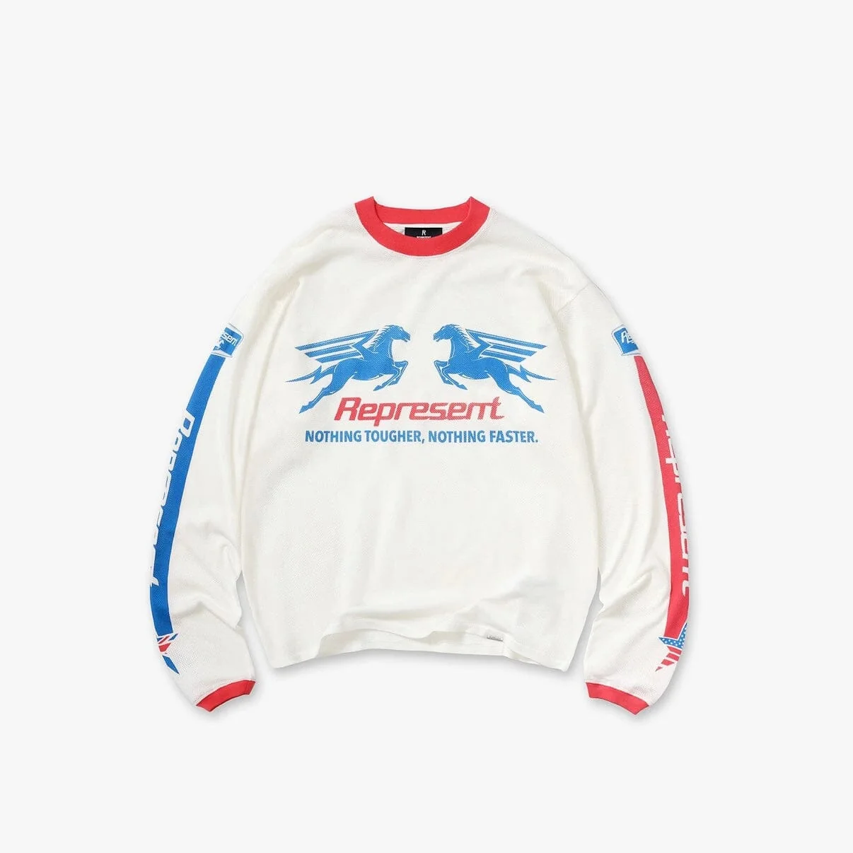 Represent | Mesh Pegasus Longsleeve "Flat White"