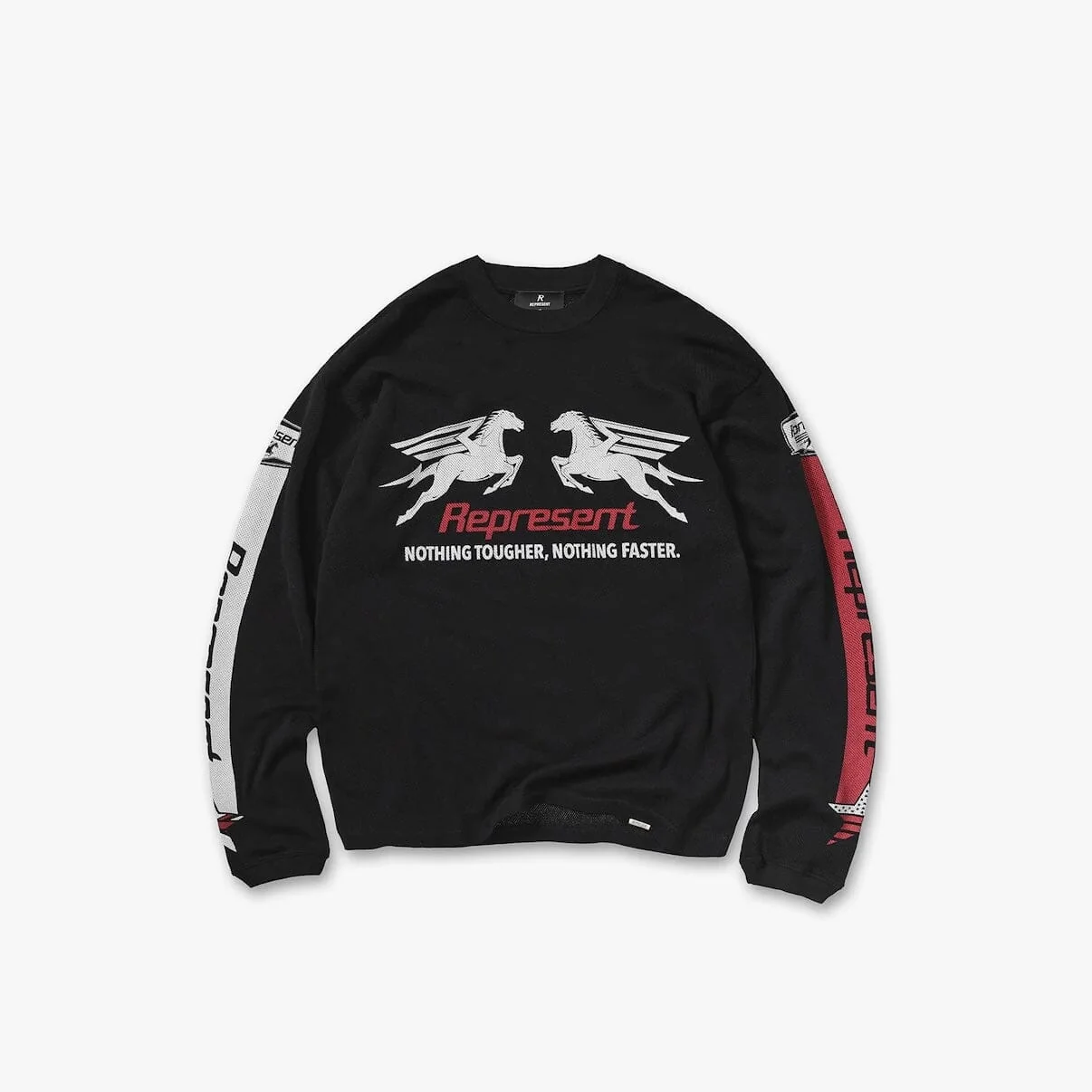 Represent | Mesh Pegasus Longsleeve "Jet Black"